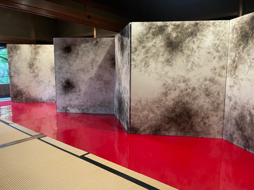 岡山県での発表を終え。