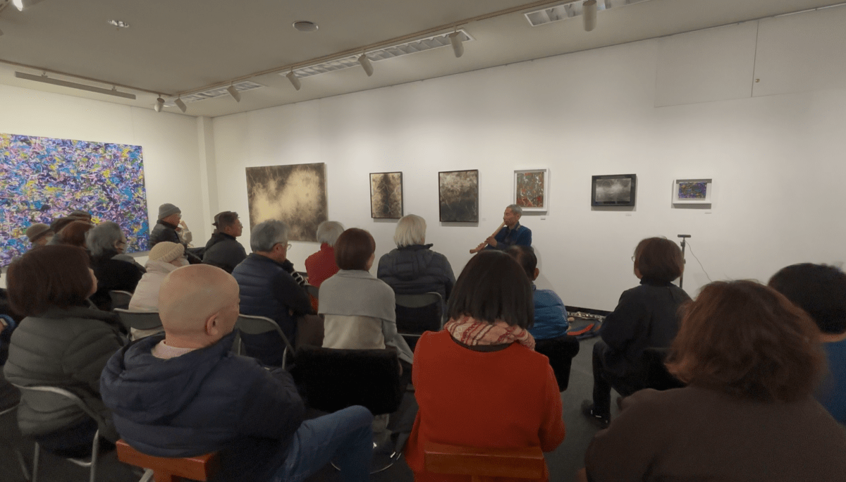 原博史展ーノイズと混沌ーギャラリートーク